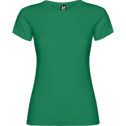 Roly Jamaica women's T-shirt in kelly green, ready for logo printing or embroidery