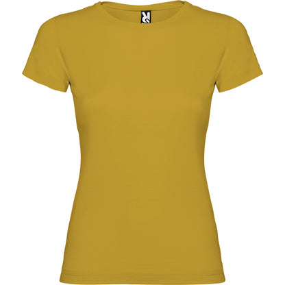 Roly Jamaica women's T-shirt in ochre, ready for logo printing or embroidery