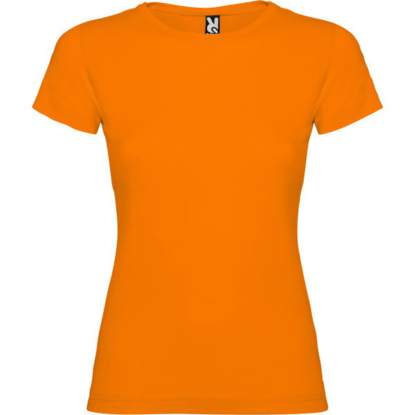 Roly Jamaica women's T-shirt in orange, ready for logo printing or embroidery