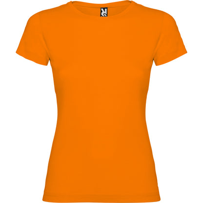 Roly Jamaica women's T-shirt in orange, ready for logo printing or embroidery