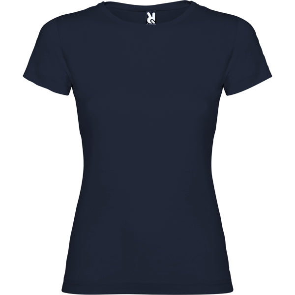 Roly Jamaica women's T-shirt in navy blue, ready for logo printing or embroidery
