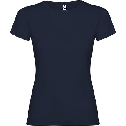 Roly Jamaica women's T-shirt in navy blue, ready for logo printing or embroidery