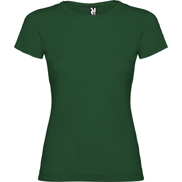 Roly Jamaica women's T-shirt in bottle green, ready for logo printing or embroidery