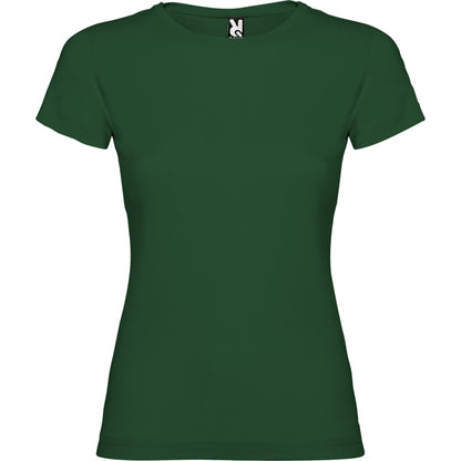 Roly Jamaica women's T-shirt in bottle green, ready for logo printing or embroidery