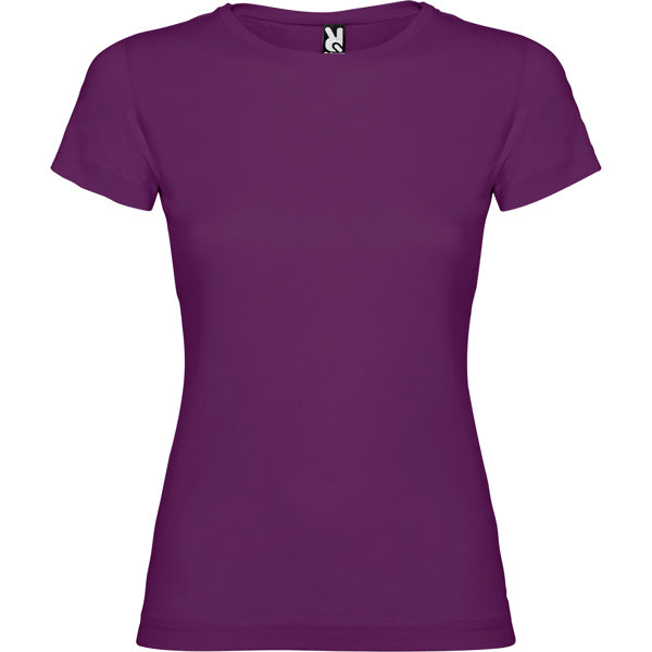 Roly Jamaica women's T-shirt in purple, ready for logo printing or embroidery