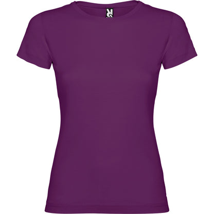 Roly Jamaica women's T-shirt in purple, ready for logo printing or embroidery
