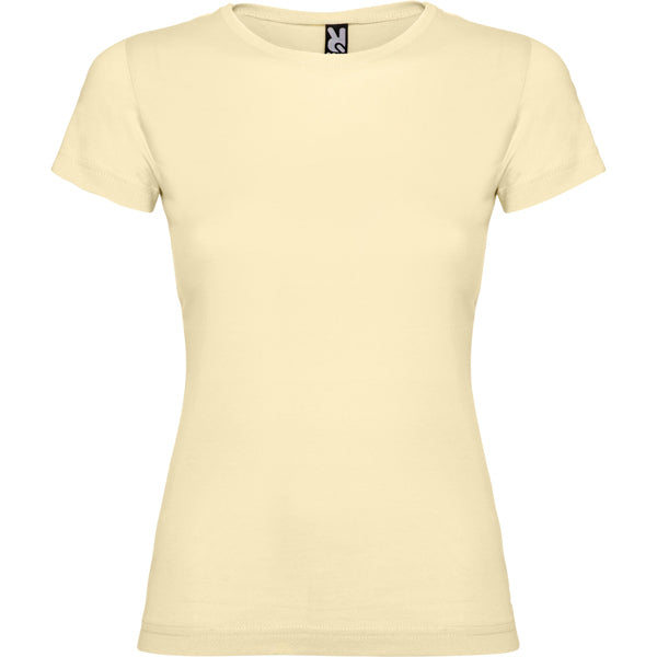 Roly Jamaica women's T-shirt in sweet yellow, ready for logo printing or embroidery