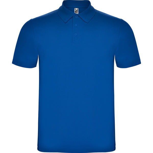 Roly Austral men's polo shirt in royal blue, ready for logo printing or embroidery