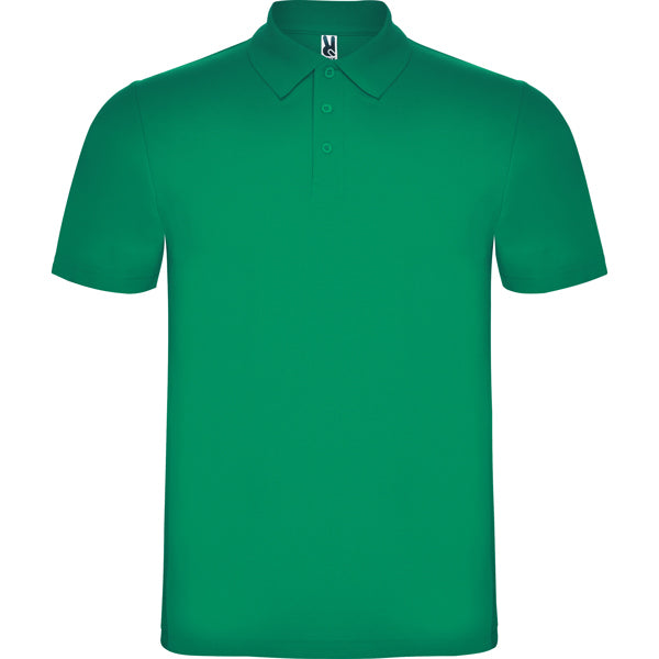 Roly Austral men's polo shirt in kelly green, ready for logo printing or embroidery
