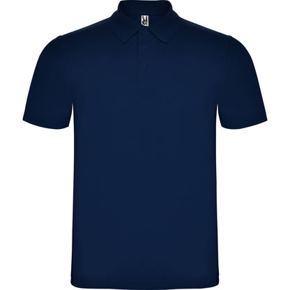Roly Austral men's polo shirt in navy blue, ready for logo printing or embroidery