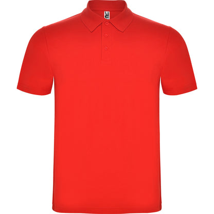 Roly Austral men's polo shirt in red, ready for logo printing or embroidery