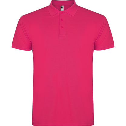 Roly Star men's polo shirt in rosette, ready for logo printing or embroidery