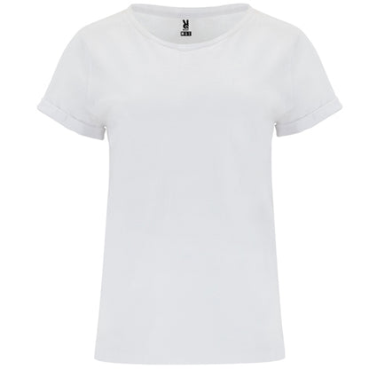 Roly Cies women's T-shirt in white, ready for logo printing or embroidery