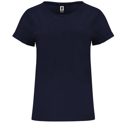 Roly Cies women's T-shirt in navy blue, ready for logo printing or embroidery