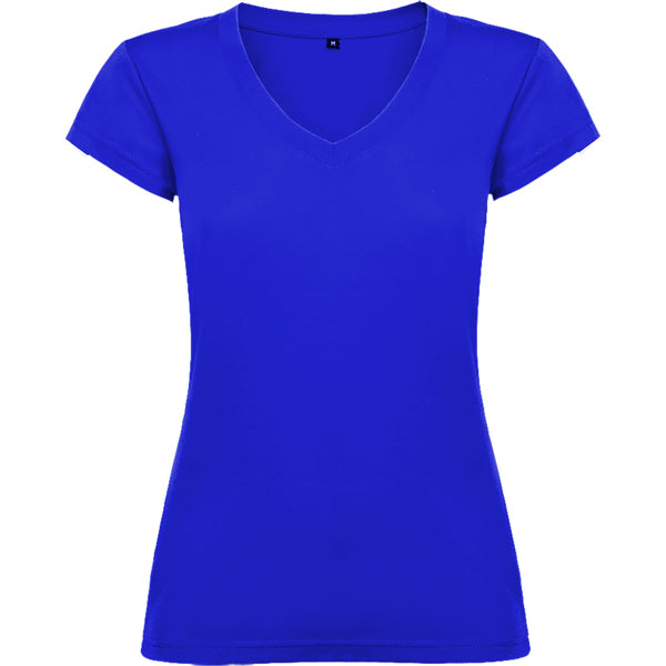 Roly Victoria women's T-shirt in royal blue, ready for logo printing or embroidery