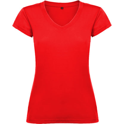 Roly Victoria women's T-shirt in red, ready for logo printing or embroidery