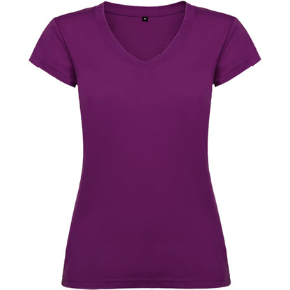 Roly Victoria women's T-shirt in purple, ready for logo printing or embroidery