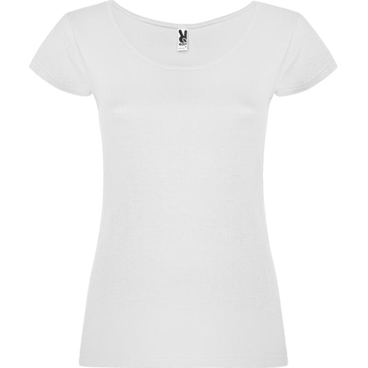 Roly Guadalupe women's T-shirt in white, ready for logo printing or embroidery
