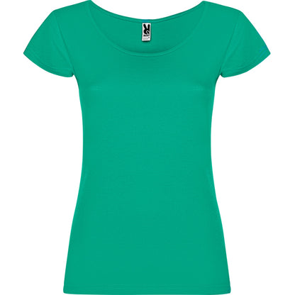 Roly Guadalupe women's T-shirt in jade, ready for logo printing or embroidery