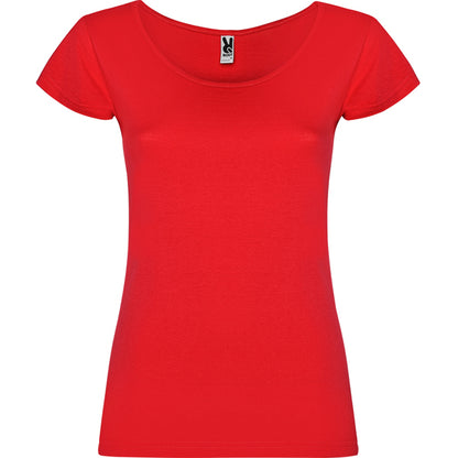 Roly Guadalupe women's T-shirt in red, ready for logo printing or embroidery