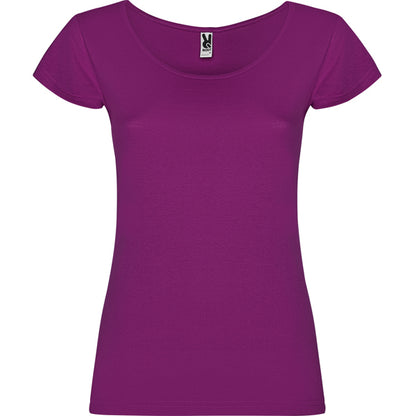 Roly Guadalupe women's T-shirt in purple, ready for logo printing or embroidery