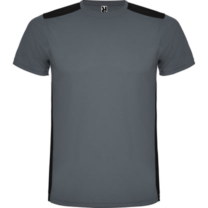 Roly Detroit men's T-shirt in ebony/black, ready for logo printing or embroidery