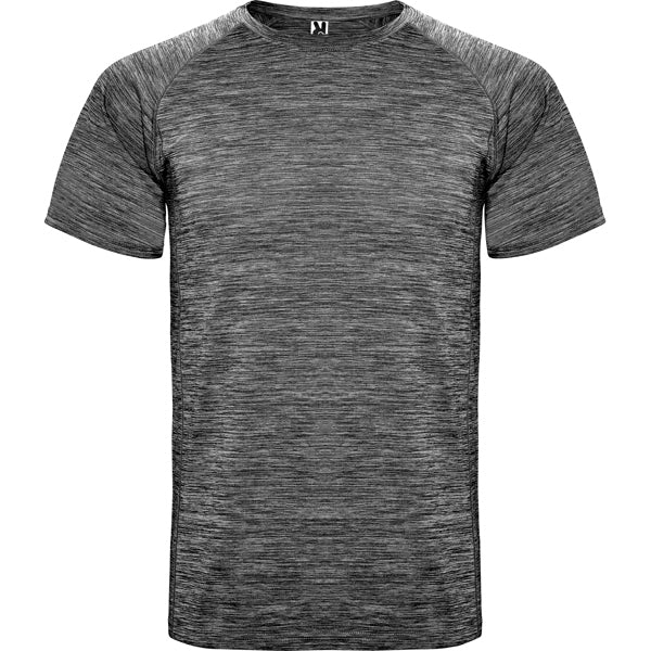 Roly Austin men's T-shirt in heather black, ready for logo printing or embroidery