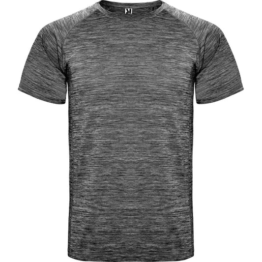Roly Austin men's T-shirt in heather black, ready for logo printing or embroidery