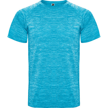 Roly Austin men's T-shirt in heather turquoise, ready for logo printing or embroidery