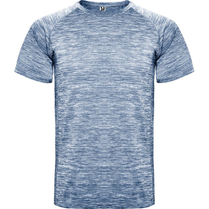 Roly Austin men's T-shirt in heather navy blue, ready for logo printing or embroidery