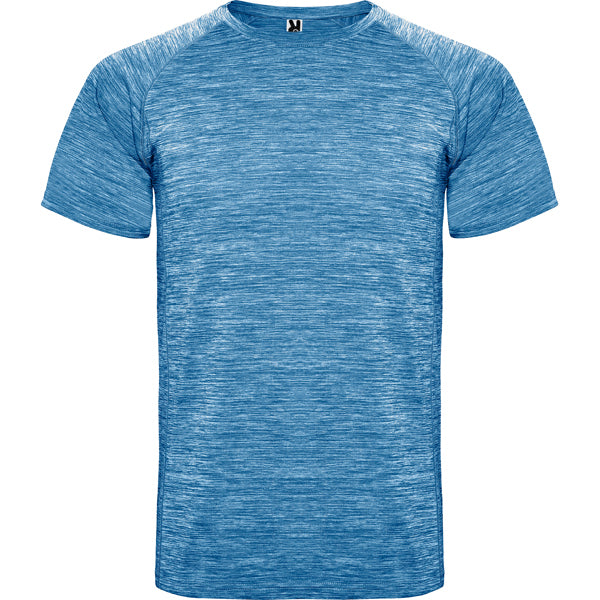 Roly Austin men's T-shirt in heather royal blue, ready for logo printing or embroidery