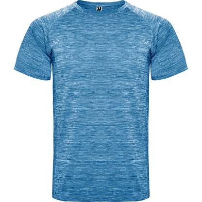 Roly Austin men's T-shirt in heather royal blue, ready for logo printing or embroidery
