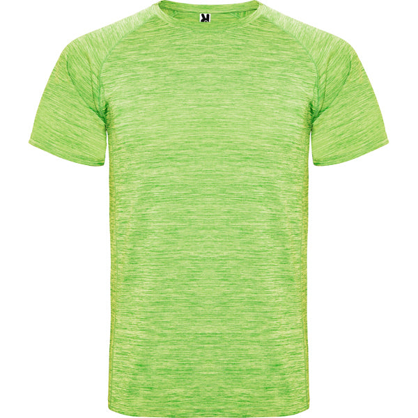 Roly Austin men's T-shirt in heather lime, ready for logo printing or embroidery