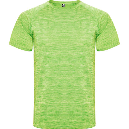 Roly Austin men's T-shirt in heather lime, ready for logo printing or embroidery