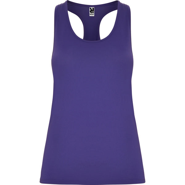Roly Aida women's tank top in mauve, ready for logo printing or embroidery