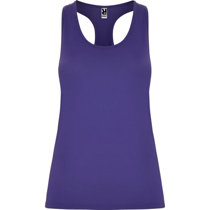 Roly Aida women's tank top in mauve, ready for logo printing or embroidery