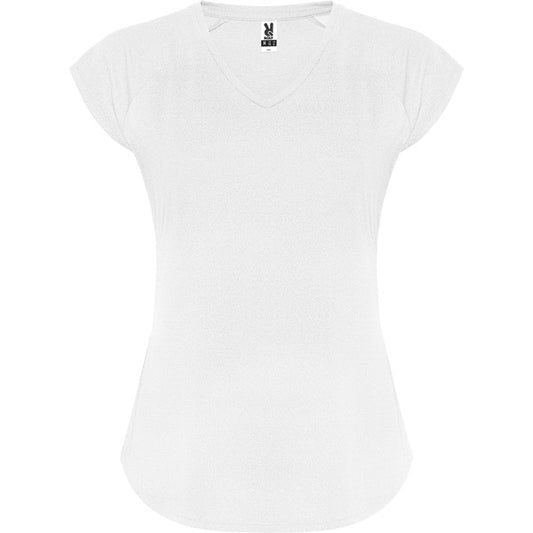 Roly Avus women's T-shirt in white, ready for logo printing or embroidery