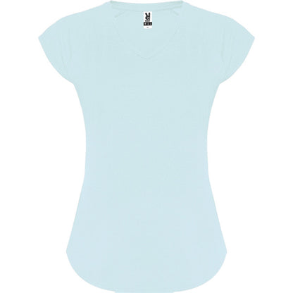Roly Avus women's T-shirt in sweet blue, ready for logo printing or embroidery