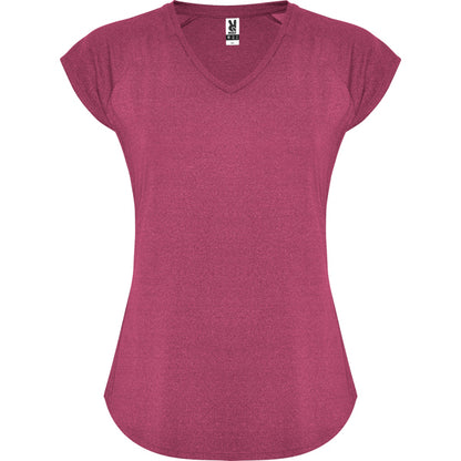 Roly Avus women's T-shirt in heather rosette, ready for logo printing or embroidery