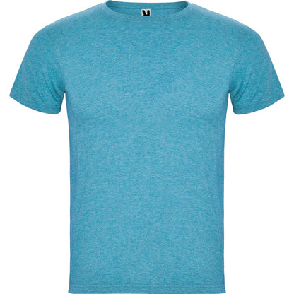 Roly Fox men's T-shirt in heather turquoise, ready for logo printing or embroidery