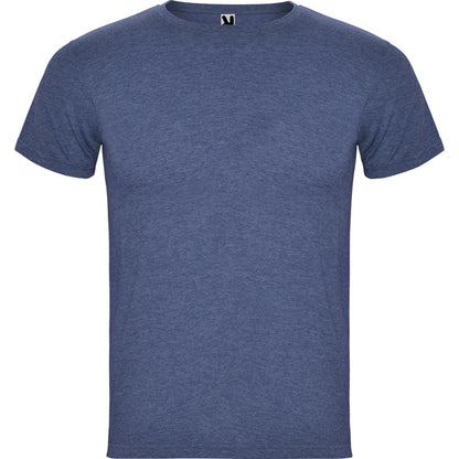 Roly Fox men's T-shirt in heather denim, ready for logo printing or embroidery