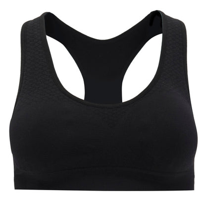 Roly Sakhir women's sports top in black, ready for logo printing or embroidery