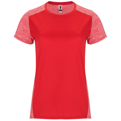 Roly Zolder Woman women's T-shirt in red/heather red, ready for logo printing or embroidery