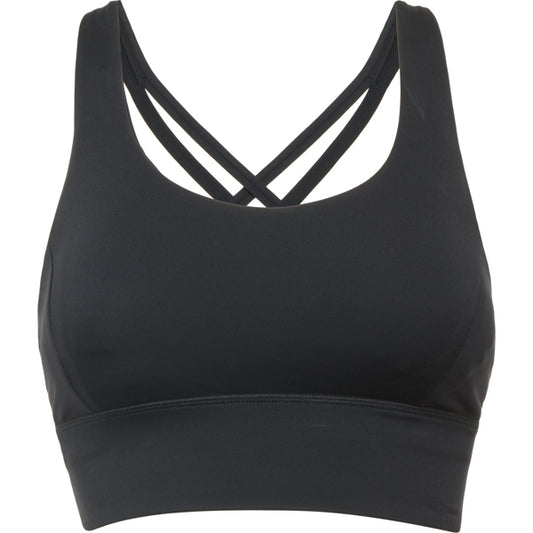 Roly Sebring women's sports top in black, ready for logo printing or embroidery