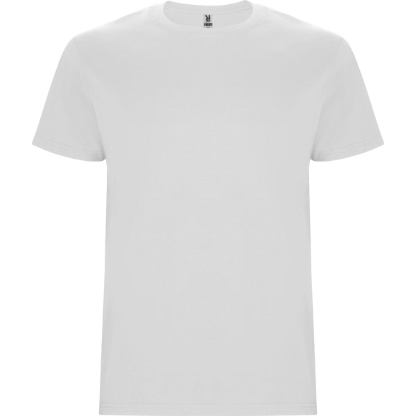 Roly Stafford men's T-shirt in white, ready for logo printing or embroidery