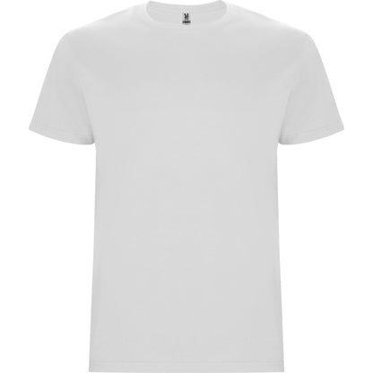 Roly Stafford men's T-shirt in white, ready for logo printing or embroidery