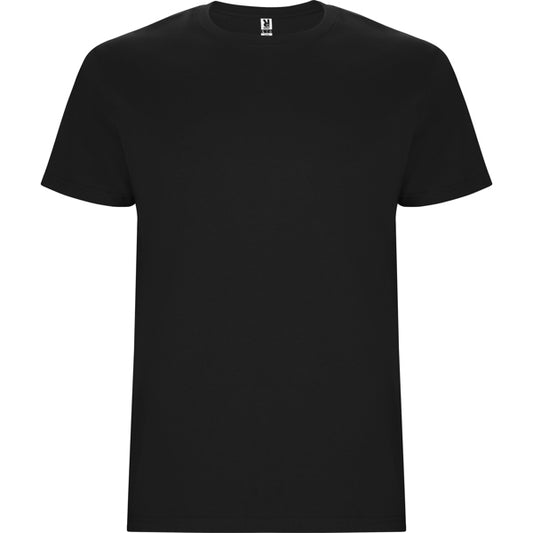 Roly Stafford men's T-shirt in black, ready for logo printing or embroidery