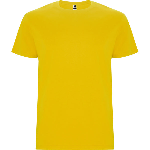 Roly Stafford men's T-shirt in yellow, ready for logo printing or embroidery