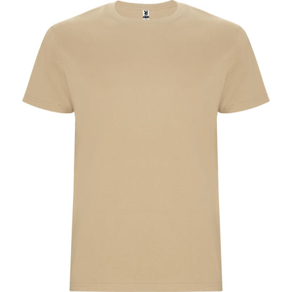 Roly Stafford men's T-shirt in sand, ready for logo printing or embroidery