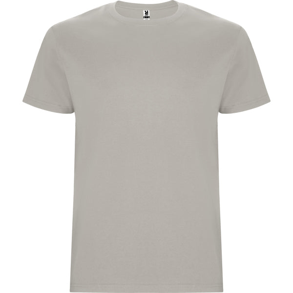 Roly Stafford men's T-shirt in stone grey, ready for logo printing or embroidery